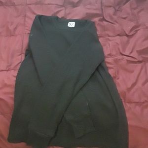 Back sweater/jumper if your English